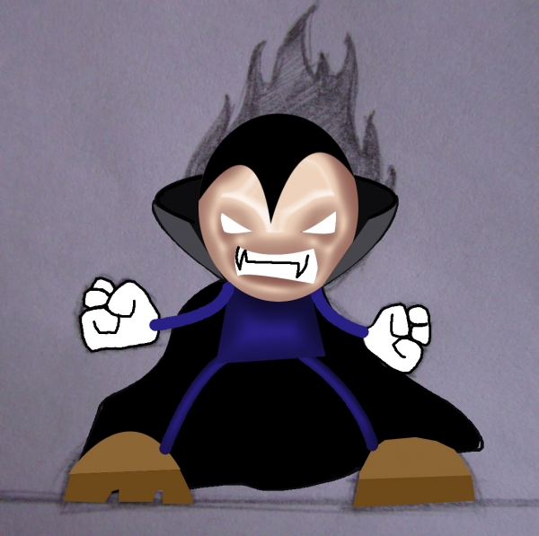 Creation of transilvania mascot: Step 6